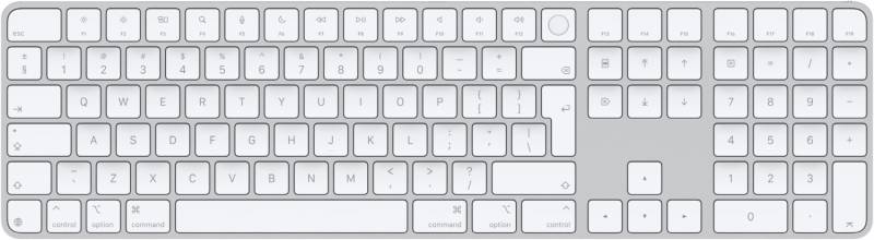 Magic Keyboard mit Touch ID (DE) und Numblock für Mac mit Apple Chip weiße Tasten von Apple