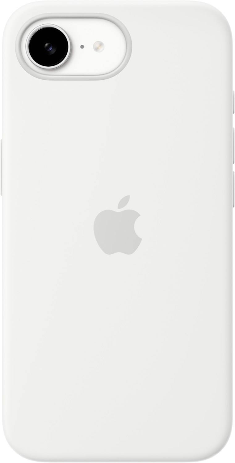 Silikon Case für iPhone 16e weiß von Apple