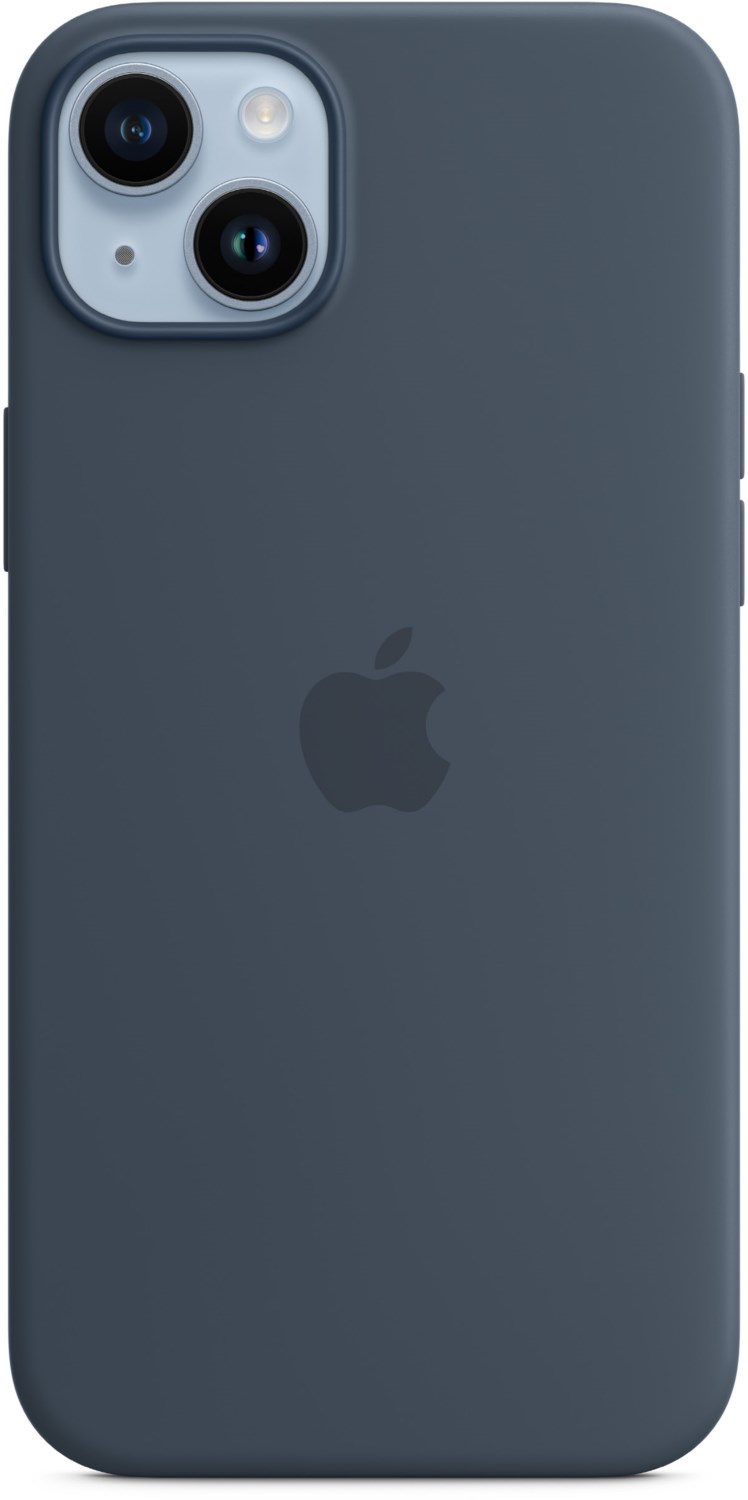 Silikon Case mit MagSafe für iPhone 14 Plus sturmblau von Apple
