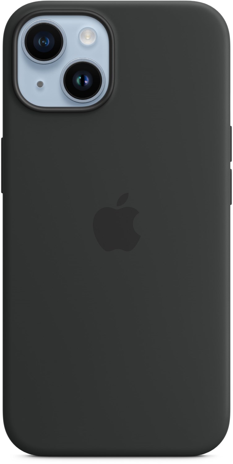 Silikon Case mit MagSafe für iPhone 14 mitternacht von Apple
