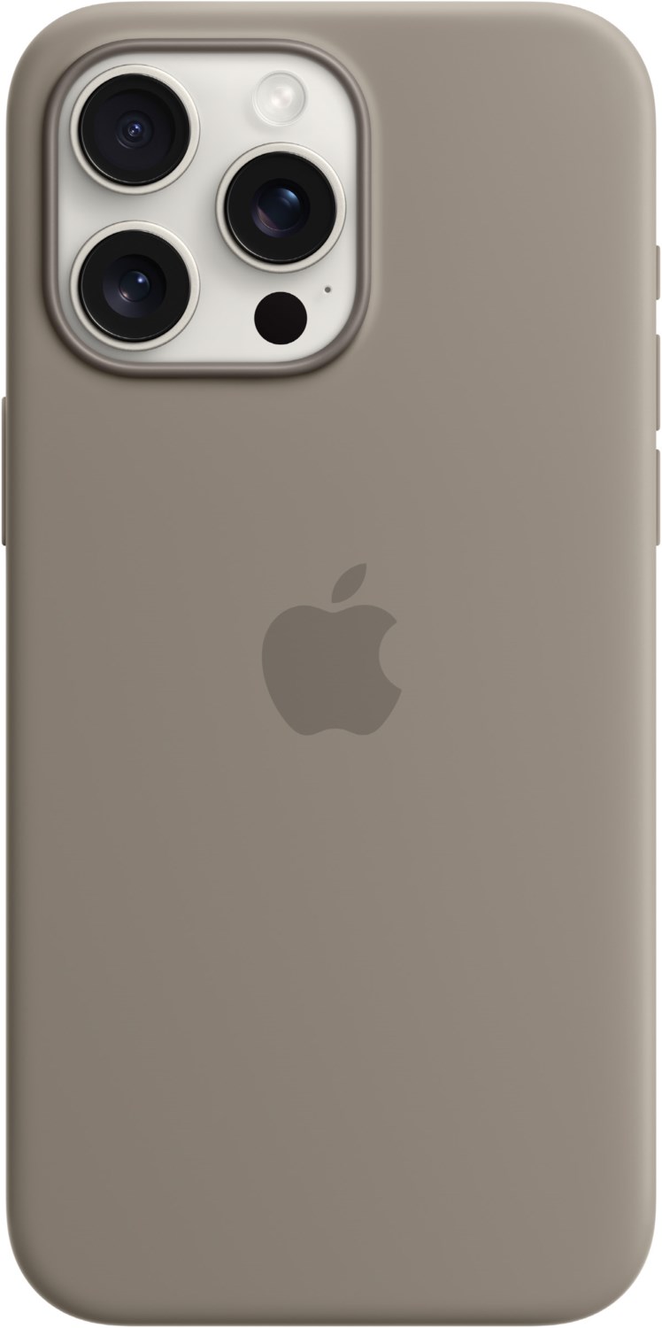 Silikon Case mit MagSafe für iPhone 15 Pro Max tonbraun von Apple