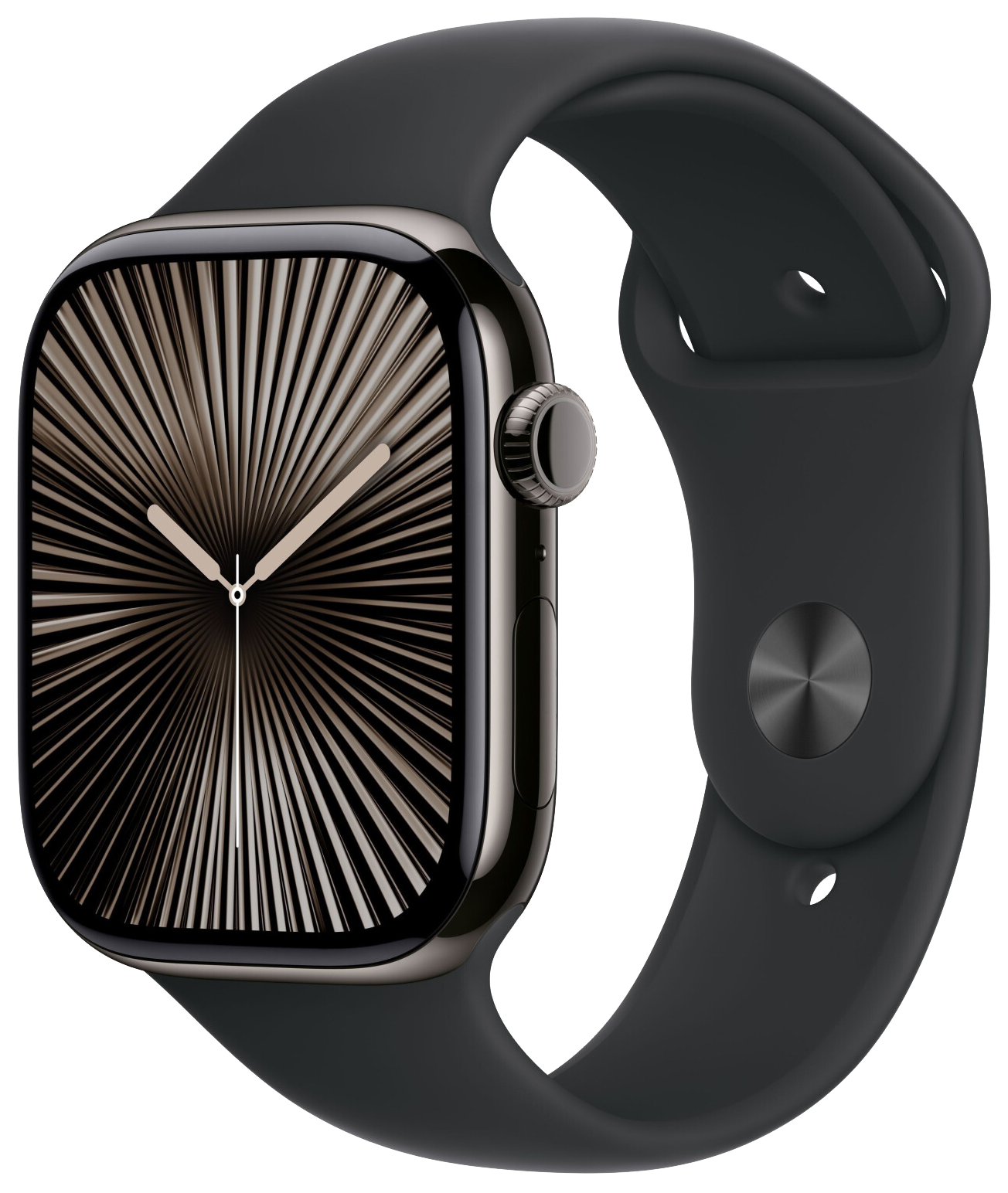 Watch 10 LTE Schiefer Titan 46 Sportband Schwarz M/L MWYE3 Watch 10 LTE Schiefer Titan 46 Sportband Schwarz M/L MWYE3 von Apple