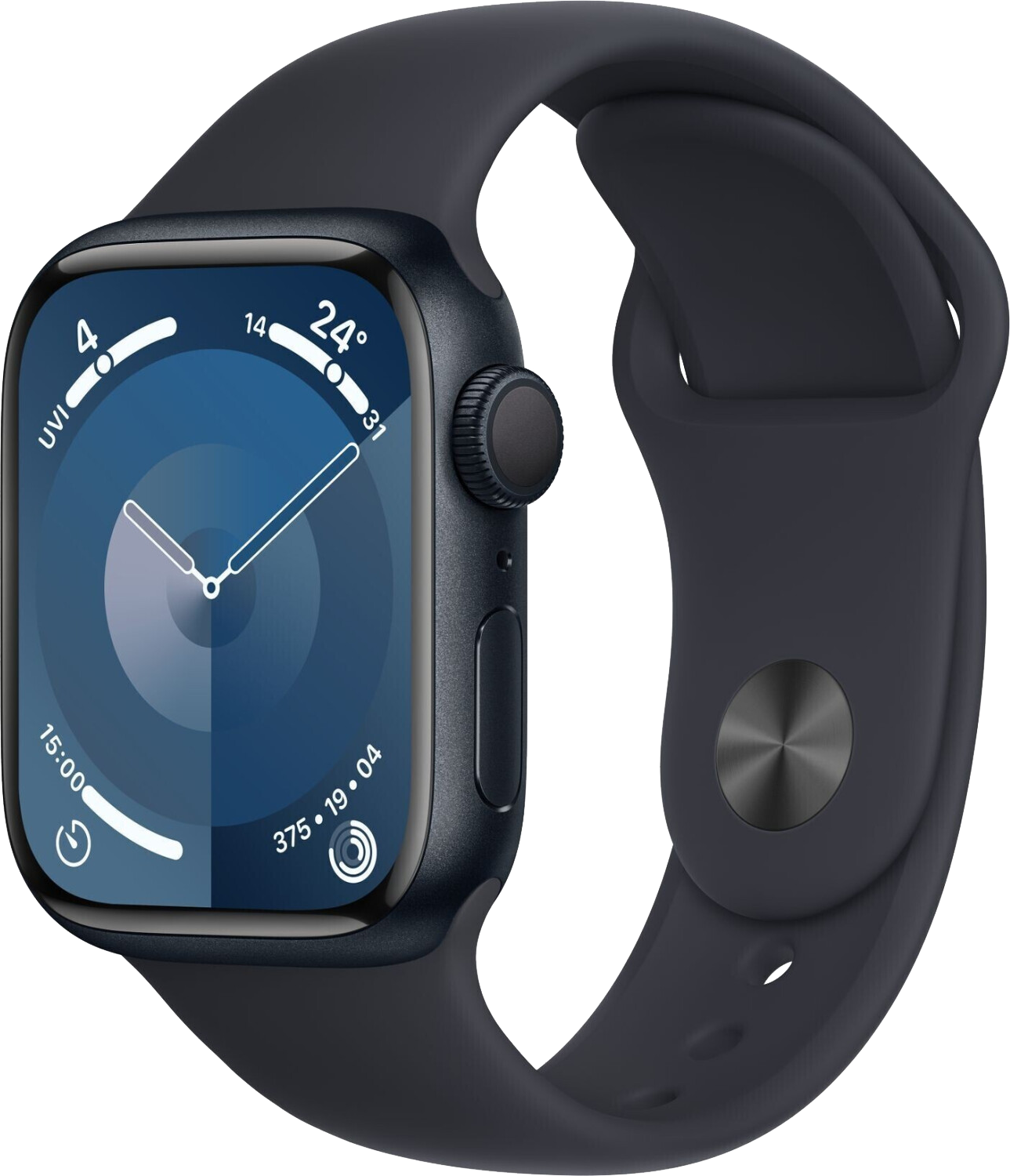 Watch 9 GPS Alu 41mm Sportarmband Mitternacht S/M MR8W3 Watch 9 GPS Alu 41mm Sportarmband Mitternacht S/M MR8W3 von Apple