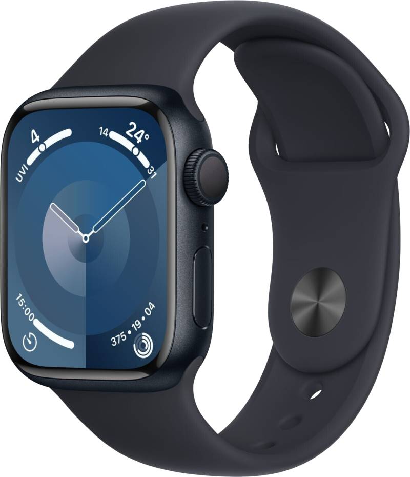 Watch 9 GPS Alu 41mm Sportarmband Mitternacht S/M MR8W3 von Apple