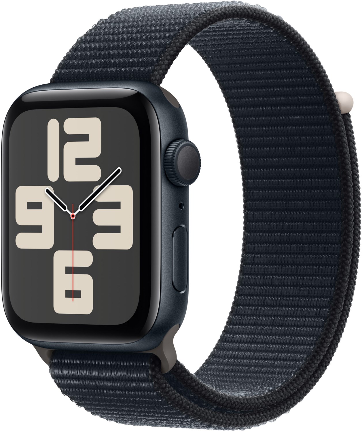 Watch SE (44mm) GPS Smartwatch 2. Generation, Alu mit Sport Loop mitternacht/mitternacht von Apple