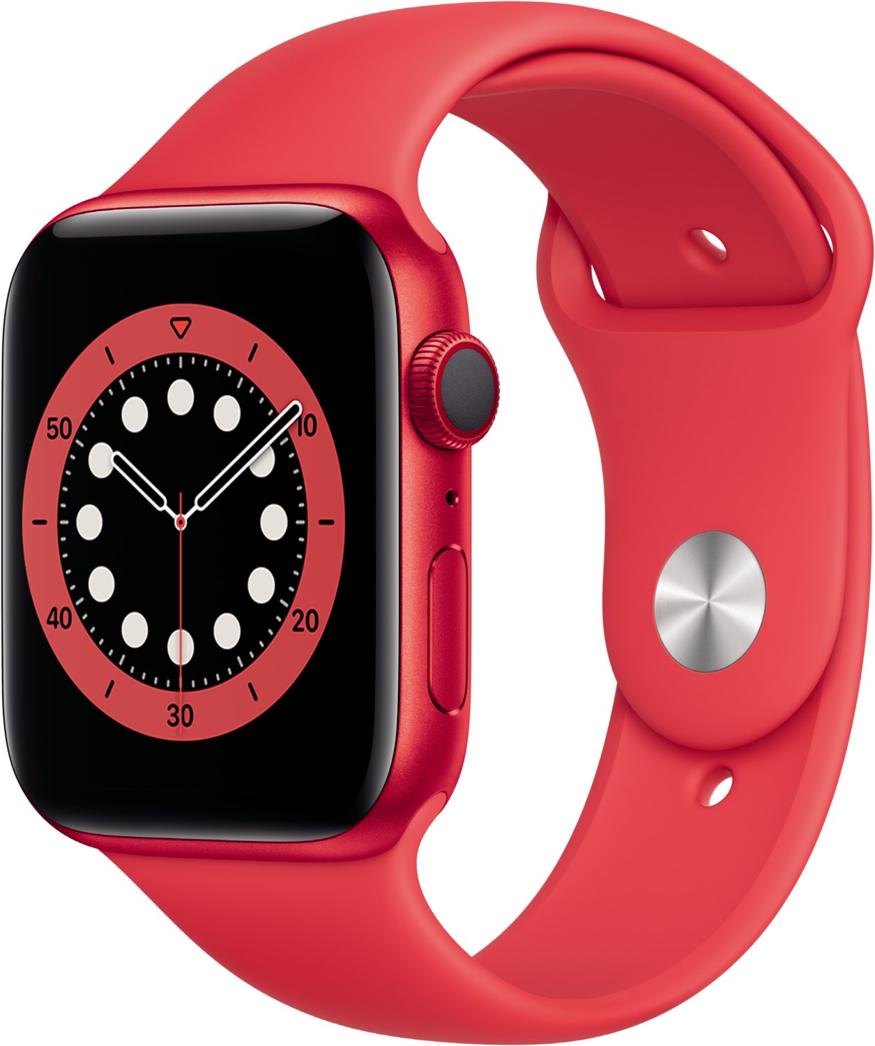 Watch Series 6 (44mm) GPS+4G (PRODUCT)RED mit Sportarmband rot von Apple