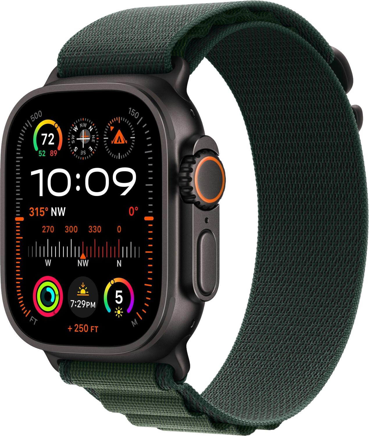Watch Ultra 2 2024 LTE Schwarz 49 Alpine Loop grün M MX4R3 Watch Ultra 2 2024 LTE Schwarz 49 Alpine Loop grün M MX4R3 von Apple