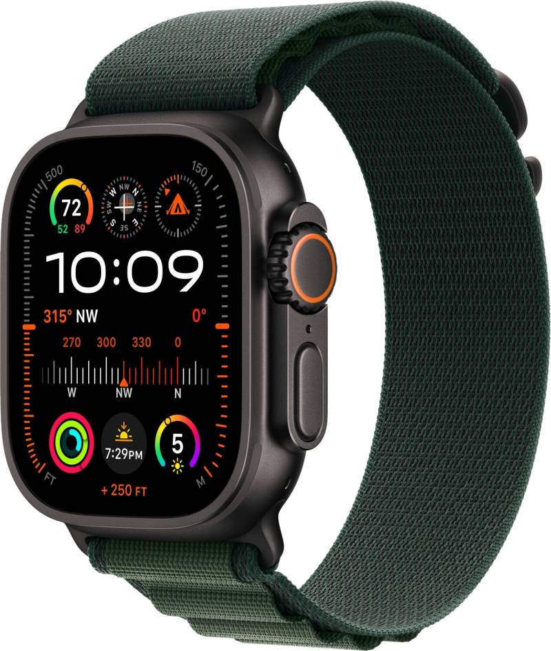Watch Ultra 2 2024 LTE Schwarz 49 Alpine Loop grün M MX4R3 von Apple