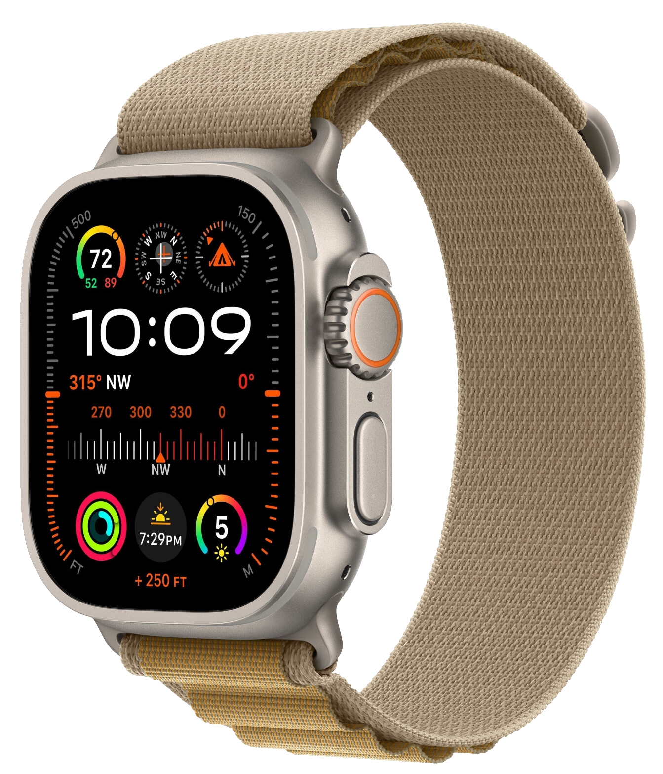 Watch Ultra 2 LTE Natur 49mm Alpine Loop Mandel M MX4F3 Watch Ultra 2 LTE Natur 49mm Alpine Loop Mandel M MX4F3 von Apple