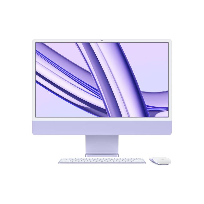 iMac 24'' - M3 8-Core CPU - 10-Core GPU - Violett - 8GB - 512GBSSD - Maus+TP - TID von Apple