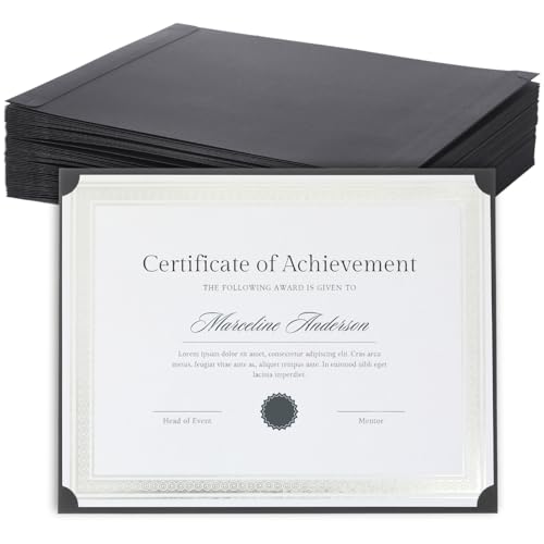 Einseitige Zertifikatshüllen für Briefgröße, 21,6 x 28,9 cm, für Abschlussfeier, Diplom, Dokumente, Ehe, Mitarbeiterschätzung, Schule, Büro, Geschäft, 50 Stück Einseitige Zertifikatshüllen für Briefgröße, 21,6 x 28,9 cm, für Abschlussfeier, Diplom, Dokumente, Ehe, Mitarbeiterschätzung, Schule, Büro, Geschäft, 50 Stück von Apprabbr