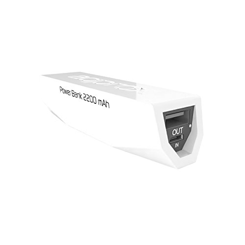 Approx APPPB22EVW Universal Ladegerät mit 2200mAh Externer Akku, Weiß von Approx