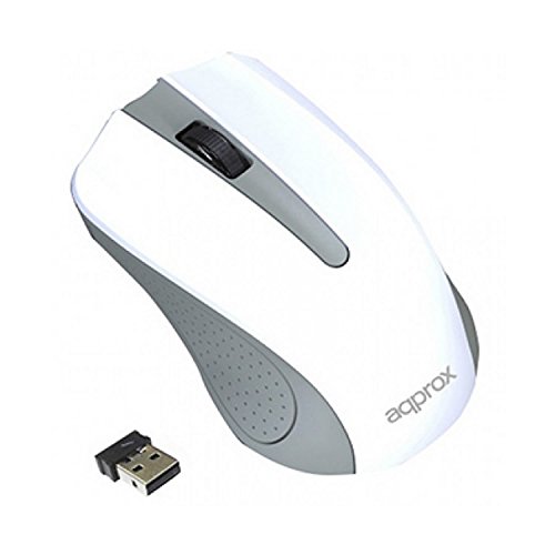 Approx APPWMLITEW Maus RF Wireless Optical 1200 DPI - Mäuse (Optical, RF Wireless, 1200 DPI, Weiß) von Approx