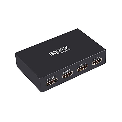 Approx appc31 V2 – 4 Port HDMI Splitter 4 K, schwarz von Approx