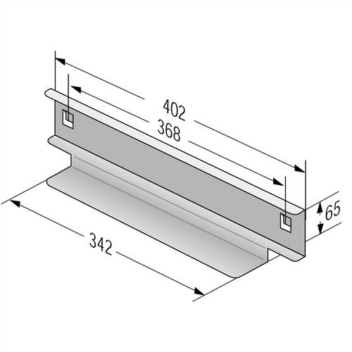 Apranet 26510001 19 Zoll Netzwerkschrank-Schienen von Apranet