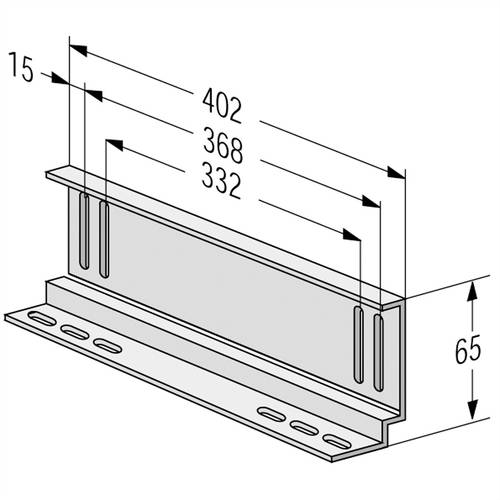 Apranet 26510160 19 Zoll Netzwerkschrank-Schienen von Apranet