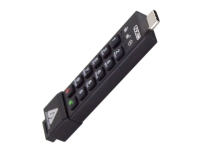 Apricorn Aegis Secure Key 3NXC - USB-Flashdrive - krypteret - 16 GB - USB-C 3.2 Gen 1 - FIPS 140-2 Level 3 - TAA-kompatibel von Apricorn