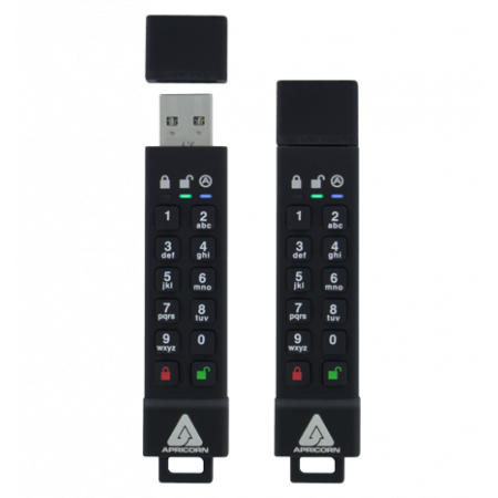 Apricorn Aegis Secure Key 3z - USB-Flash-Laufwerk - verschlüsselt - 128 GB - USB 3.1 - FIPS 140-2 Level 3 Apricorn Aegis Secure Key 3z - USB-Flash-Laufwerk - verschlüsselt - 128 GB - USB 3.1 - FIPS 140-2 Level 3 von Apricorn