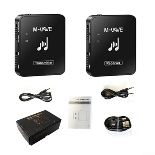 Aprilsunnyzone 2 4 GHz kabellose InEar-Monitor-Kopfhörer, kompakt und tragbar, lange Akkulaufzeit (1 Set) von Aprilsunnyzone