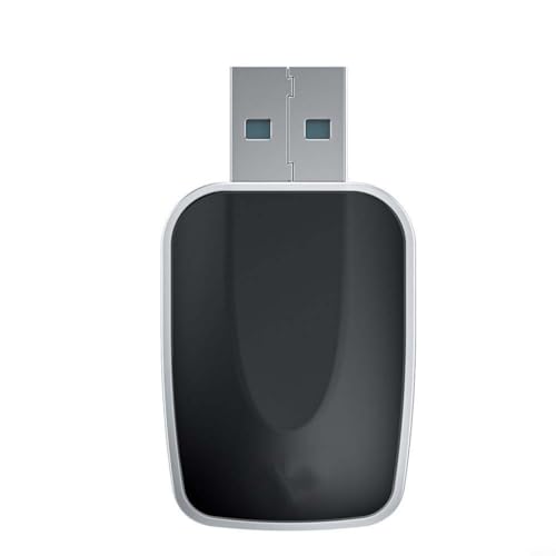 Aprilsunnyzone Autoradio-Adapter, 2-in-1, kabelgebunden auf kabellos, USB-Adapter für CarPlay-Boxen, 12 V WiFi-Modul (silbergrau) von Aprilsunnyzone