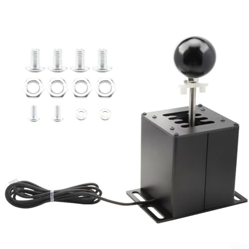 Aprilsunnyzone Racing Game Gear Shifter für ATS für ETS für WRC, 21 x 10 x 17 cm, USB-Anschluss, einfache Installation Aprilsunnyzone Racing Game Gear Shifter für ATS für ETS für WRC, 21 x 10 x 17 cm, USB-Anschluss, einfache Installation von Aprilsunnyzone