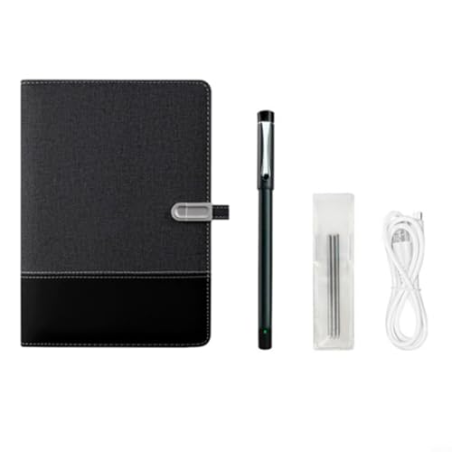 Aprilsunnyzone Smart-Stift-Notizbuch-Set, Echtzeit-Notiz-Digitalisierung, ABS-Material für Notizen (Smart Pen + Papier 16G) von Aprilsunnyzone