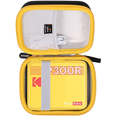 Aproca Hartschalen-Aufbewahrungsbox für Kodak Mini 3 Retro 7,6 x 7,6 cm tragbarer Fotodrucker von Aproca