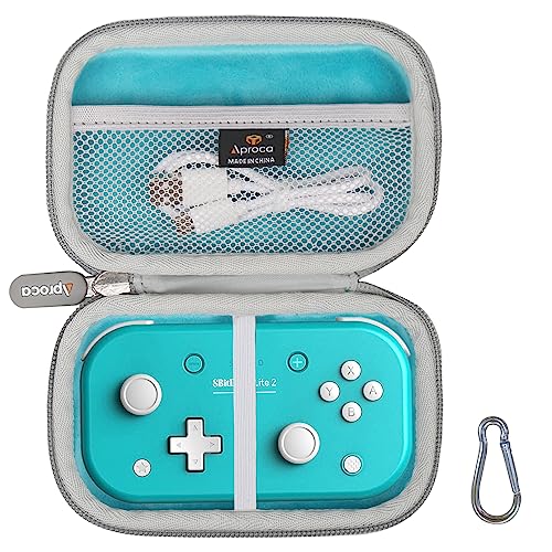 Aproca Hartschalen-Reise-Aufbewahrungstasche für 8Bitdo Lite 2 Bluetooth-Gamepad und Zubehör, Blau Aproca Hartschalen-Reise-Aufbewahrungstasche für 8Bitdo Lite 2 Bluetooth-Gamepad und Zubehör, Blau von Aproca