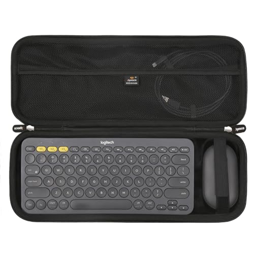 Aproca Reisetasche für Logitech K380 / K810 / K811 Bluetooth-Tastatur für mehrere Geräte von Aproca