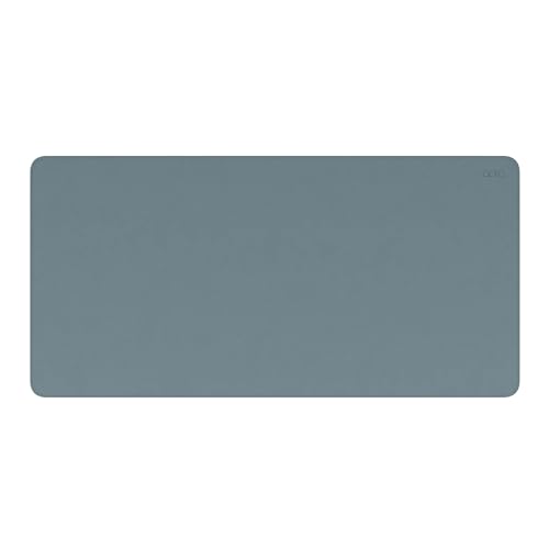 Aptiq Schreibtischunterlage blau - Stilvolles und ergonomisches Design - 67 x 33 cm - Für komfortables Arbeiten - Langlebiges PU - Leder-Look von Aptiq