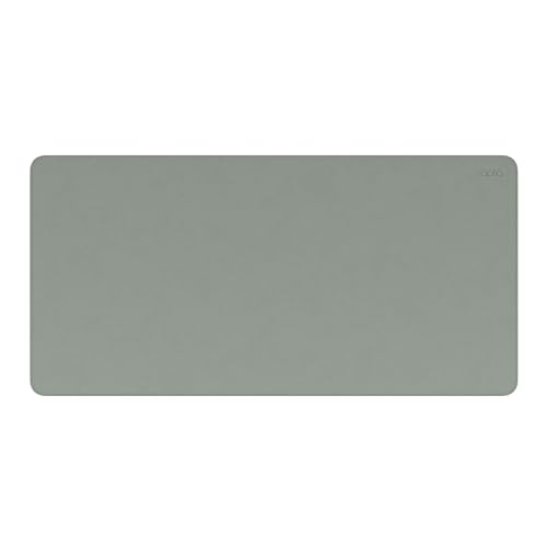Aptiq Schreibtischunterlage grün - Stilvolles und ergonomisches Design - 67 x 33 cm - Für komfortables Arbeiten - Langlebiges PU - Leder-Look von Aptiq