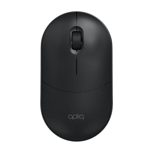 Aptiq kabellose Maus schwarz - Bluetooth + USB (Dual-Modus) - neutral - leise und präzise von Aptiq