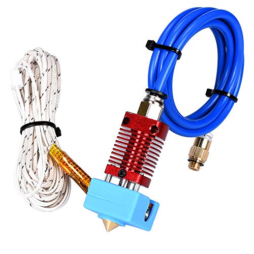 ApuaVireo&Co 3D-Druckerteile Hotend-Extruder-Kit 12 V/24 V 50 W for Ender-3 for CR10-Drucker 1,75 mm 0,4 mm Düse J-Kopf Beheizte Blockteile(12V) von ApuaVireo&Co