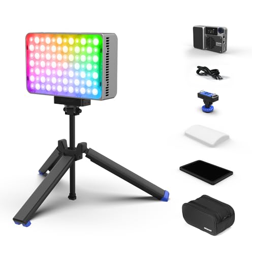Amaran Ace 25c RGBWW Vollfarb LED Licht - Kits, 32W On-Camera Videolicht, 2300K-10000K, 5908 Lux @ 0,5m, USB-C Schnellladung, Magnetische Befestigung, Drahtlose amaran App Steuerung - Sliver Amaran Ace 25c RGBWW Vollfarb LED Licht - Kits, 32W On-Camera Videolicht, 2300K-10000K, 5908 Lux @ 0,5m, USB-C Schnellladung, Magnetische Befestigung, Drahtlose amaran App Steuerung - Sliver von Aputure