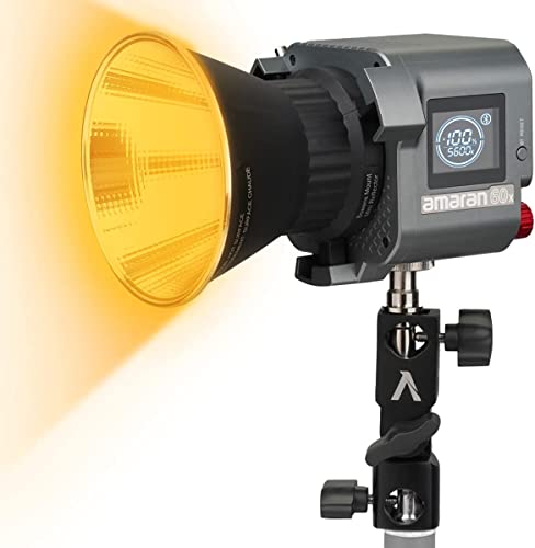 Amaran COB 60x LED-Videoleuchte ultrakompakte 65-W-zweifarbige LED-Videoleuchte mit überraschender Leistung und voller Bowens-Mount-Vielseitigkeit für alle Content-Ersteller, Videofilmer von Aputure