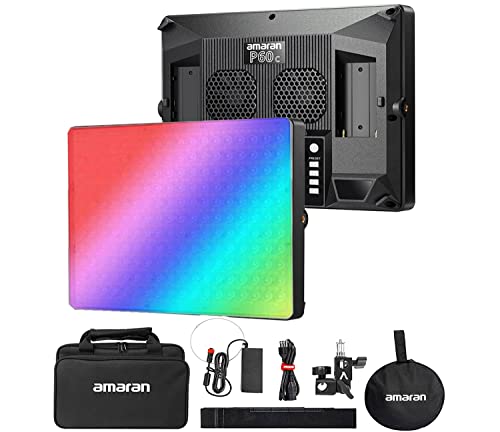 Amaran P60C RGBWW 60w LED Video Panel Light, 2500K-7500K, CRI 95+ TLCI 96+, 5900lux@1m, 10 Lichteffekte, unterstützt Sidus Link APP mit Softbox Amaran P60C RGBWW 60w LED Video Panel Light, 2500K-7500K, CRI 95+ TLCI 96+, 5900lux@1m, 10 Lichteffekte, unterstützt Sidus Link APP mit Softbox von Aputure