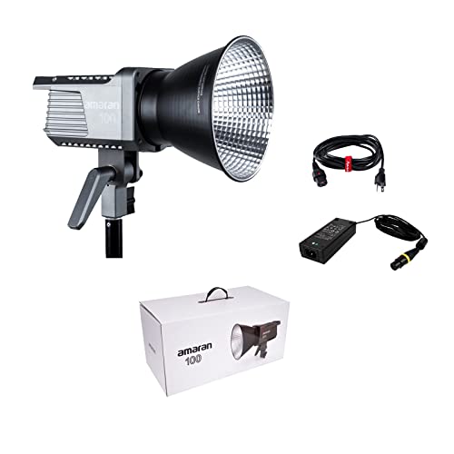 Aputure Amaran 100D LED-Videoleuchte, 130W 5600K COB-Tageslicht-APP-Steuerung mit Bowens-Halterung für Porträt, Fotografie, Interview Aputure Amaran 100D LED-Videoleuchte, 130W 5600K COB-Tageslicht-APP-Steuerung mit Bowens-Halterung für Porträt, Fotografie, Interview von Aputure
