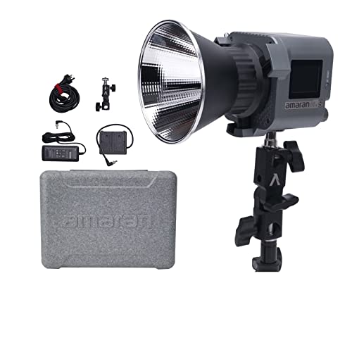 Aputure Amaran 60d S LED Videoleuchte 65W 5600k Tageslicht Bowens Mount Dauerlicht mit App Control DC/AC Netzteil von Aputure