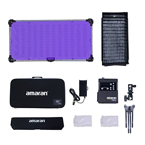 Aputure Amaran F21c 100W RGBWW Flex LED-Videolichtmatte mit Wabengitter, zweifarbiges 2500 K bis 7500 K LED-Videolicht, unterstützt DMX Sidus Link App-Steuerung von Aputure