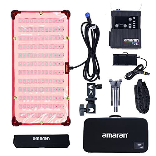Aputure Amaran F21c 2'x1' 100W RGBWW Flexible LED-Matte mit Wabengitter CRI 95+ CCT 2500K bis 7500K Unterstützt Sidus Link App Control Integrierte 15 Beleuchtungseffekte Aputure Amaran F21c 2'x1' 100W RGBWW Flexible LED-Matte mit Wabengitter CRI 95+ CCT 2500K bis 7500K Unterstützt Sidus Link App Control Integrierte 15 Beleuchtungseffekte von Aputure