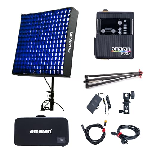 Aputure Amaran F22c RGBWW 200W Flexible LED Studio Dauerbeleuchtung 2500K-7500K unterstützt APP Steuerung DMX 15 integrierte Beleuchtung FX von Aputure