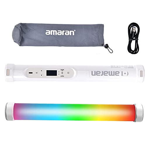 Aputure Amaran PT1c Pixel RGBWW Farb-LED-Leuchtstoffröhre ultraportable 1-Fuß-Batteriebetrieben für Content-Ersteller, Filmemacher, Fotografen von Aputure