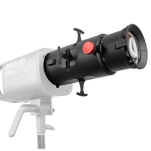 Aputure Amaran Spotlight Se Mount Set 19 Grad Projektionslinsenmodifikator kompatibel mit 100x-s 200x-s 150c 300c 300dii 300x Aputure LED-Licht und mehr. von Aputure