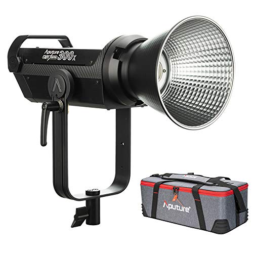 Aputure LS 300 x LED-Videoleuchte Bi-Color LED kontinuierliche Lichtleistung Ultimatives Upgrade 2700 K - 6500 K, 24360 Lux @ 1 M, unterstützt DMX 512 CRI96+ TLCI97+ von Aputure