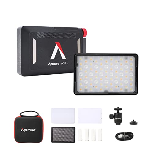 Aputure MC Pro RGBWW Mini Pocket Video Light Optical Lens Design Portable Photography Light 2000K-10000K IP65 Waterproof Atmosphere Light Support APP DMX CRMX Control Aputure MC Pro RGBWW Mini Pocket Video Light Optical Lens Design Portable Photography Light 2000K-10000K IP65 Waterproof Atmosphere Light Support APP DMX CRMX Control von Aputure
