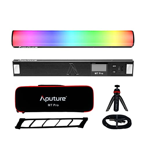 Aputure MT Pro Pixel Volle Farbe RGBWW Mini Leuchtstab 30cm 7.5W LED Röhrenlicht 2000K to 10000K Fließendes Licht Atmosphäre Licht Wellenlicht für Fotografie Video APP-Steuerung unterstützen Aputure MT Pro Pixel Volle Farbe RGBWW Mini Leuchtstab 30cm 7.5W LED Röhrenlicht 2000K to 10000K Fließendes Licht Atmosphäre Licht Wellenlicht für Fotografie Video APP-Steuerung unterstützen von Aputure