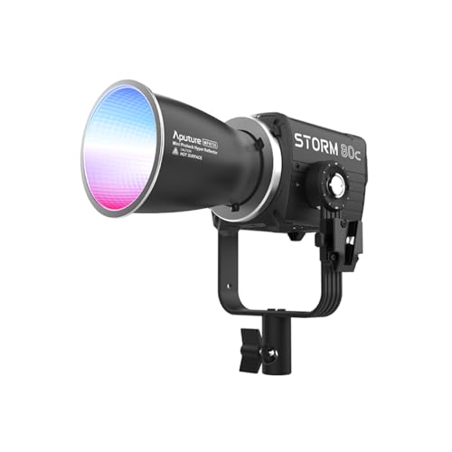 Aputure Storm 80c RGBACL LED-Videoleuchte, 80W Tragbare Punktleuchte mit 1800-20000K CCT, IP65 Wasserdicht, Mehrere Dimm-Modi, V-Mount Unterstützung, Sidus Link APP-Steuerung Aputure Storm 80c RGBACL LED-Videoleuchte, 80W Tragbare Punktleuchte mit 1800-20000K CCT, IP65 Wasserdicht, Mehrere Dimm-Modi, V-Mount Unterstützung, Sidus Link APP-Steuerung von Aputure