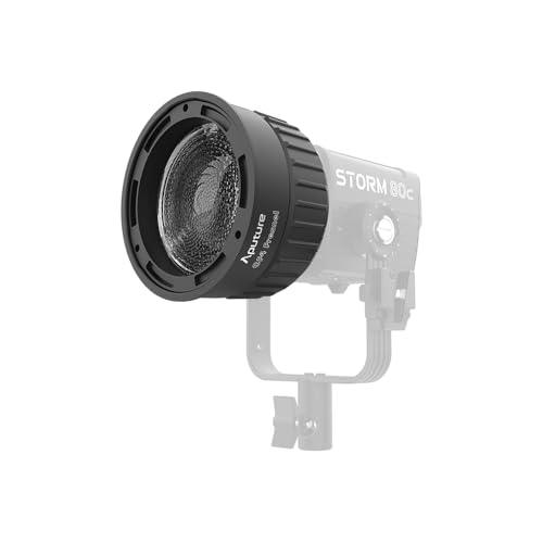 CF4 Fresnel für Storm 80c – Kompakte 4-Zoll-Fresnel mit Mini ProLock-Halterung, 5,5-facher Lichtverstärker, 15°-40° Verstellbarer Lichtstrahlwinkel, Weicher Lichtabfall, Inklusive Schutz-Tragetasche CF4 Fresnel für Storm 80c – Kompakte 4-Zoll-Fresnel mit Mini ProLock-Halterung, 5,5-facher Lichtverstärker, 15°-40° Verstellbarer Lichtstrahlwinkel, Weicher Lichtabfall, Inklusive Schutz-Tragetasche von Aputure