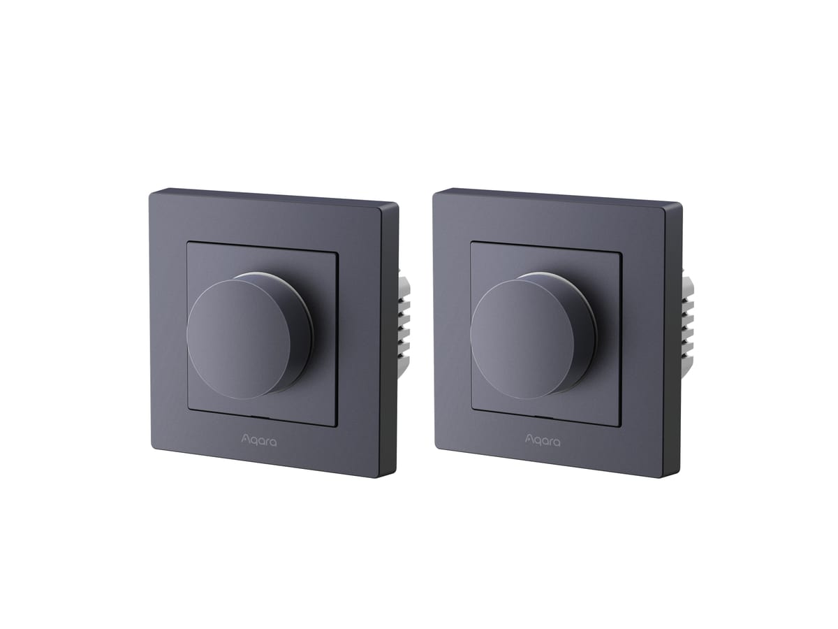 AQARA Dimmer-Schalter H2, KD-R01D-G, grau, 2 Stück AQARA Dimmer-Schalter H2, KD-R01D-G, grau, 2 Stück von Aqara