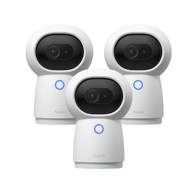 Aqara 2K Überwachungskamera G3 AI Gesichts- und Gestenerkennung 360° • 3er Pack von Aqara